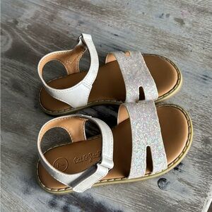 NWOT Cat & Jack Toddler Girls Glitter Sandals, 7
